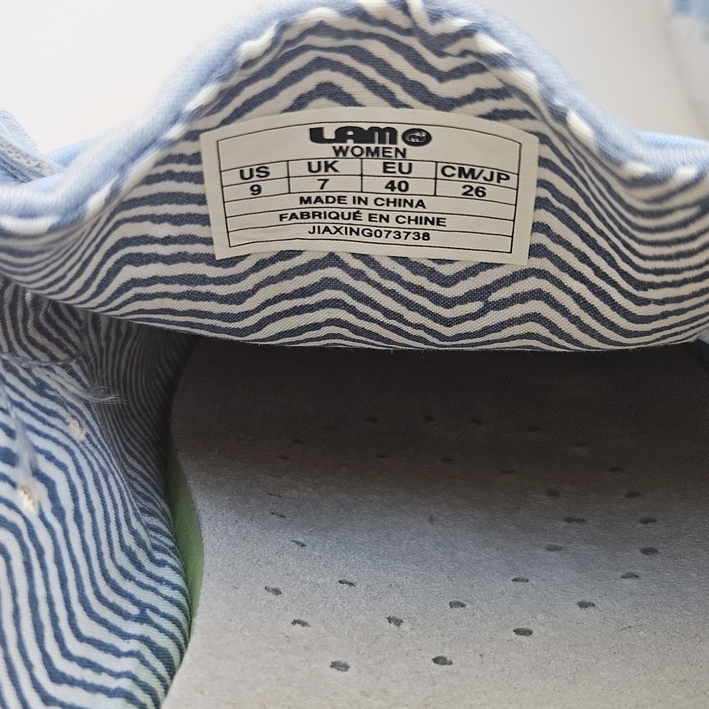 LAMO Women's Paula Breeze Casual Shoes Moc Sky Blue Slip-On Loafers - Picture 2 of 5
